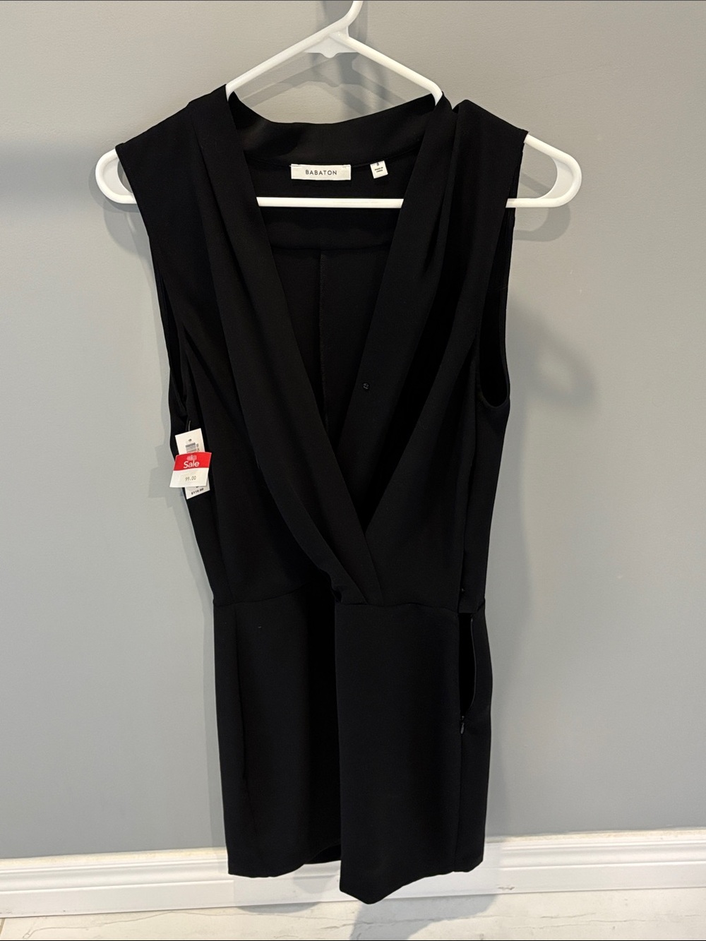 Babaton Black Sleeveless Phoenix Dress